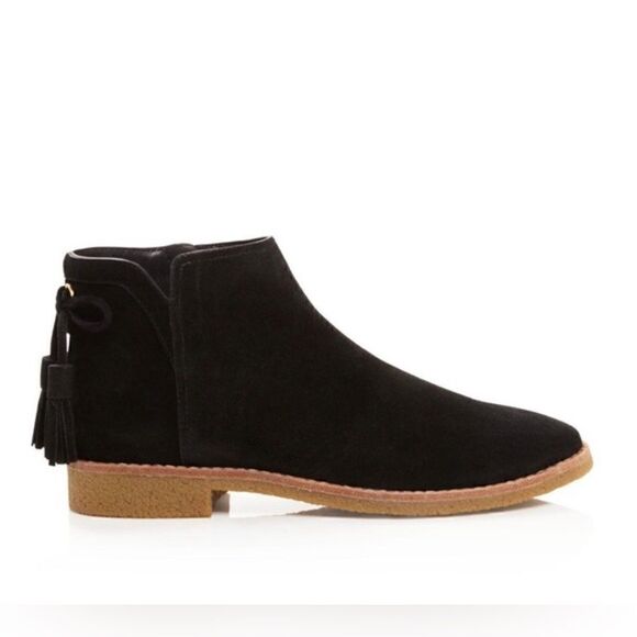 Kate Spade New York Belleville Too Suede Black Booties size 6.5 - Picture 2 of 2